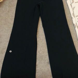 Lululemon Groove Pants with Pink/Grey/Blue Trim